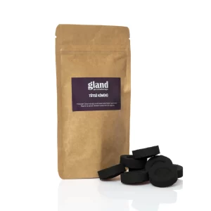 12’li paket doğal hindistan cevizi tütsü kömürü, düşük kül, uzun yanış