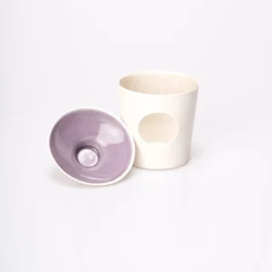 Beyaz renkli el yapımı Limoges porselen buhurdanlık